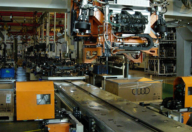 汽車部件生產線