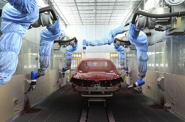 汽車自動噴漆機器人