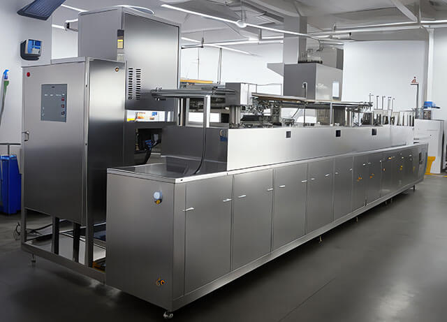 汽車配件超聲波清洗線